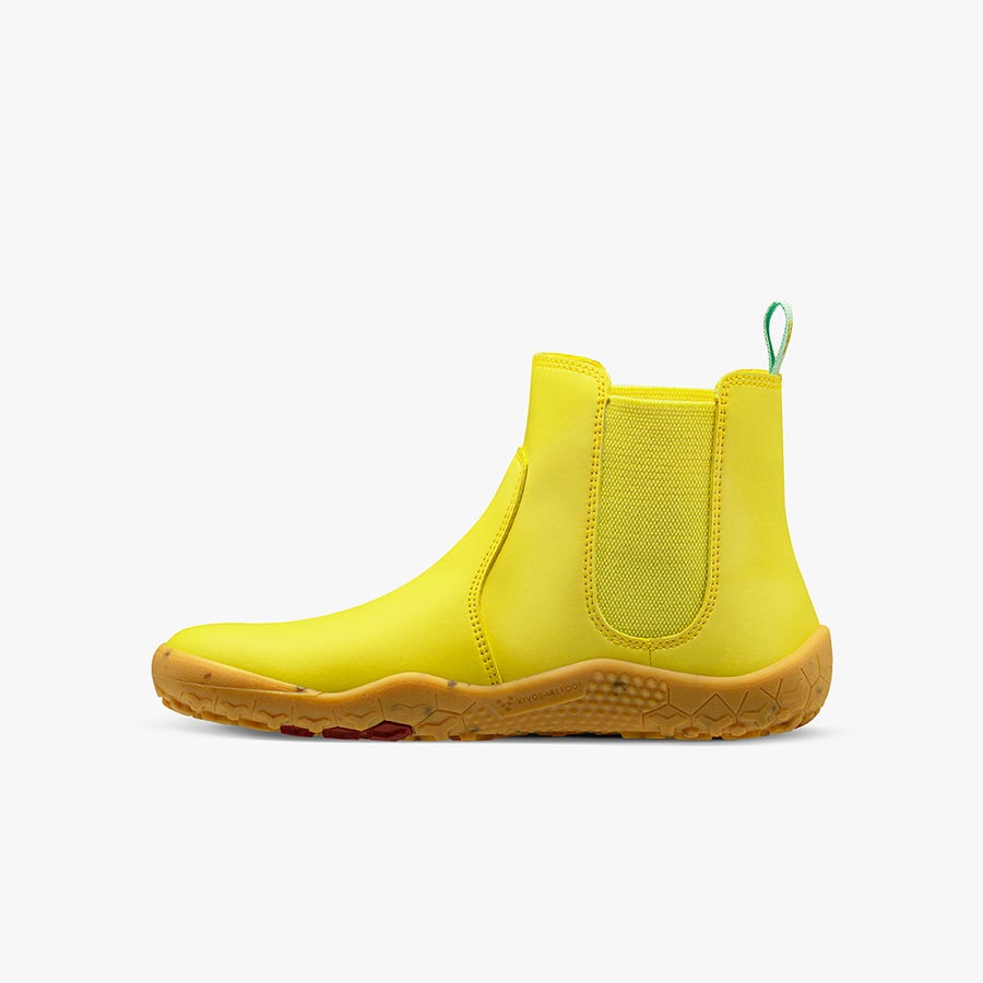 Yellow Kids' Vivobarefoot Fulham Rubber II Juniors Hiking Shoes | Philippines 0221DFMN